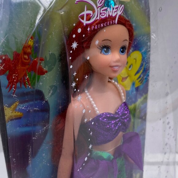 2008 Disney Princess SPARKLING Princess ARIEL MATTEL # N5051 Open Box New - Picture 3 of 11